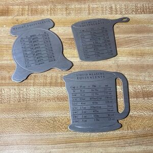 Lot of 3 Amco Measure Equivalents Magnets